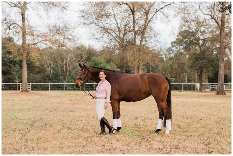 Horse & Rider Portraits at The Woodlands Equestrian Club in Tomball, TX